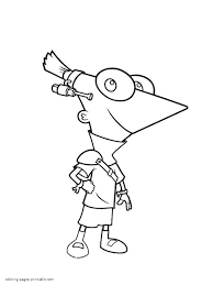 Below you will find all the free phineas and ferb coloring pages to print and download. Phineas And Ferb Coloring Games Coloring Pages Printable Com