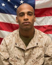 U.S. Marine Lance Cpl. Nathan Lowry, a Willowick, Ohio