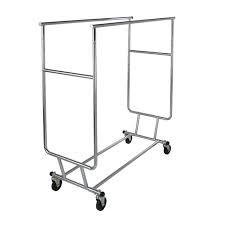 3.5 out of 5 stars. Collapsible Garment Rack W Double Round Tubing Hangrail Updated On August 2021 Econoco