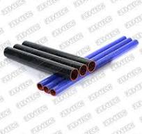 2.500" ID Silicone Flex Hose, 2 Ply Polyester Reinforced with Helical Wire  Support, Blue Color