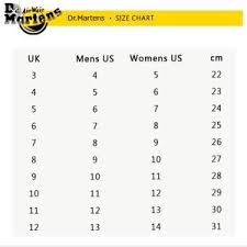 Doc Martens Usa Size Chart Vintage Dr Martens Fisherman