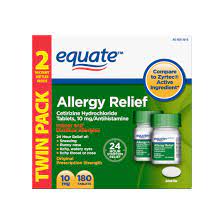 We did not find results for: Equate Allergy Relief Cetirizine Hydrochloride Tablets 10 Mg 90 Count 2 Pack Walmart Com Walmart Com
