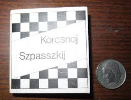 MINIATURE BOOK: CHESS: KORTCHNOI vs ...