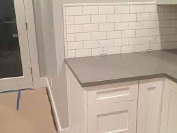 Do install backsplash on the main cabinet walls; Where To End Counter And Backsplash