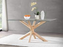 By noble house (2) new. Bella Dining Tables Glass Top On Sale