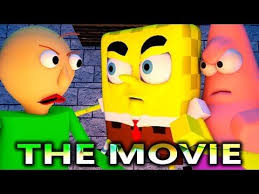 Baldi S Basics Vs Spongebob The Movie Official Baldi Minecraft Animat Horror Game Spongebob Horror