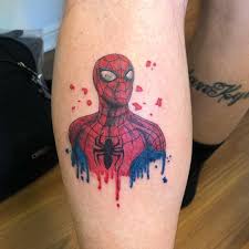 rayden deneault on instagram painterly spider man this one was a lot of fun maybe someone will let me tattoo venom nex spiderman tattoo geek tattoo tattoos