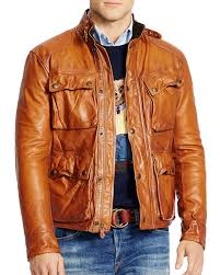 Polo Ralph Lauren Southbury Leather Bike Jacket Men Bloomingdale S Leather Jacket Men Leather Jacket Mens Jackets