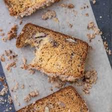 *i usually top the baking banana bread loaf with streusel at the halfway point in cooking time, after the first 30 minutes. Pecan Banana Bread With Streusel Topping Lifestyle Of A Foodie