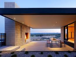 A hole in the wall style, contemporary, outdoor fireplace available for both natural gas or bottled gas. Eye Catching Modern Outdoor Fireplaces Turn The Patio Into A Dreamy Retreat