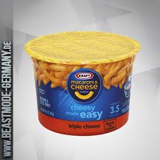 Kraft macaroni and cheese original flavor is a convenient boxed dinner. Kraft Macaroni Triple Cheese Cup 58g Mhd 16 12 2020 Beastmode Germany Shop