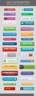 Call To Action Button Set Call To Action Buttons Web Design