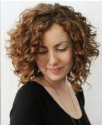 This medium length curly layered hairstyle was cut by curly enthusiast mckennah chafin using the method called a devacut. Awesome Shape For Mid Length Curly Hair Medium Curly Hair Styles Haircuts For Curly Hair Curly Hair Styles