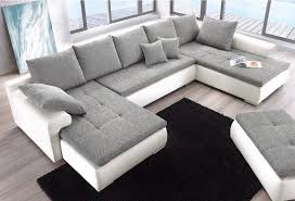 Wohnlandschaft leder oder stoff wohnlandschaft. Wohnlandschaft Wahlweise Mit Bettfunktion Ecksofa Design Wohnzimmermobel Modern Wohnzimmer Design