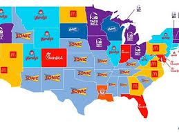 Let our handy maps help you. This Map Highlights The Most Popular Fast Food Chain In Each State During Quarantine