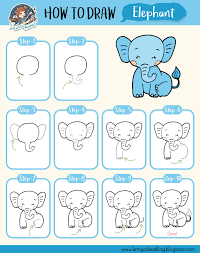 How To Draw Elephant Easy Step By Step Drawing Tutorial Elephant Drawing Baby Elephant Drawing Easy Elephant Drawing