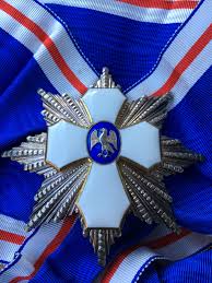 It is a fourragere in light blue, specifically pms 5415 (dubbed infantry blue by the u.s. Order Of The Falcon Wikipedia