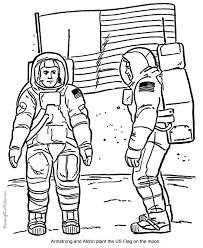 $16.99, ages 7 and up) moonstruck!'s over 50 fab poems not only help children reflect on the momentous occasion from 50 years ago, but also touch upon so many different aspects of the moon orbit, landing as well as the mystery and majesty of the moon itself. Armstrong Aldrin On The Moon American Flag Coloring Page Moon Coloring Pages Flag Coloring Pages