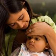 If you just have to give your bath, try a sponge bath or placing a washcloth on your babies forehead to lower the temperature. Treating A Fever Without Medicine Healthychildren Org