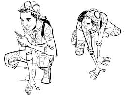 Animation Tidbits Spiderman Coloring Character Design Animation Concept Art Characters
