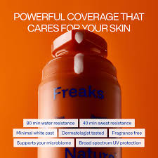 Amazon.com: Freaks of Nature Peak Performance SPF 50 | 100% Mineral  Sunscreen | Lightweight, Fast-Absorbing, 80-Min Water-Resistant |  Plant-Based, Eco-Friendly, Reef-Safe, Cruelty-Free | All Skin Types| 1.7 oz  : Beauty & Personal