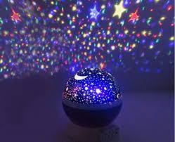 Rotating Star Projector Nightlight 360 Rotating With Battery Power And Usb Cable