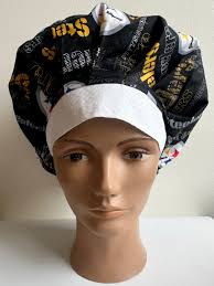 Pittsburgh Steelers Bouffant Scrub Hat