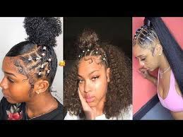 Rubber Band Hairstyles Compilation Youtube Hair Rubber Bands Band Hairstyles Natural Hair Styles