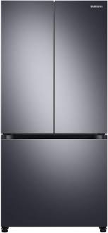 Now fingerprint technology fights grime, as well. Samsung 17 5 Cu Ft Fingerprint Resistant Black Stainless Steel Counter Depth French Door Refrigerator Rf18a5101sg Hoffman S Appliance