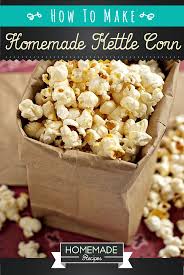 You only need four simple ingredients and it's so easy to make, you'll be enjoying this salty sweet snack in no time! Homemade Kettle Corn Recipe