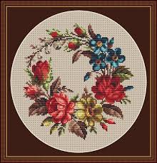 Looking for an advice video on how to design cross stitch patterns? Vintage Wreath Cross Stitch Pattern Flowers Cross Stitch Etsy In 2021 Cross Stitch Patterns Flowers Cross Stitch Flowers Floral Cross Stitch
