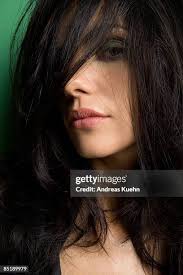 Young Girl With Jet Black Hair High-Res Stock Photo