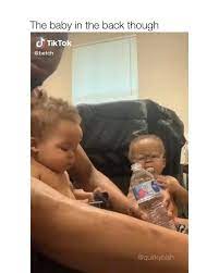 At First I Was Shocked But The Shock Reaction Of The Other Baby In Glasses Tho Video Funny Baby Memes Funny Laugh Funny Relatable Memes