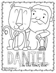Give these printable lion coloring pages to them to experiment with varied colors. Daniel In The Lion S Den Bible Printables Bible Story Printables