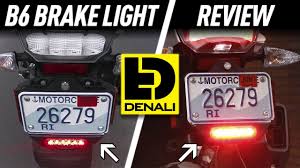Denali B6 Led Motorcycle Brake Light Review Twistedthrottle Com Youtube