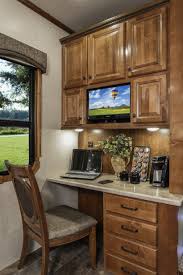 5th wheels are the bread and butter of our efforts. For Those Seeking An Office Space Landmark 365 Arlington Offers A Built In Desk Area Complete With Rv Floor Plans European House Plans Recreational Vehicles