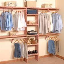 For a simpler storage fix, you can use a garment rack or clothes hanger rack to straighten out your clothes. 6 Deluxe Solid Wall Closet Organization Kit 73 5 Northern Kentucky Cedar Llc