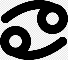 Emoji meaning a crab, a squat crustacean with pincers. Cancer Symbol Computer Icons Astrology Sign Cancer Symbol Text Logo Png Pngegg