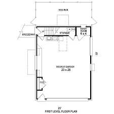 2 Car Garage Apartment Plan Number 47170 With 1 Bed 1 Bath Dog Rooms Garage Plans Dog Houses