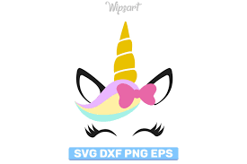 Download Unicorn Head Svg Unicorn Svg Unicorn Hair Svg Unicorn Png 126297 Printables Design Bundles