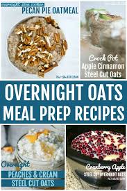 Overnight Oats Meal Prep Recipes Overnight Oats Healthy Meal Prep Recipes