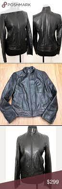 Banana Republic Vintage Black Leather Moto Jacket Fashion Womens Fashion Jackets Black Leather Moto Jacket