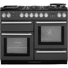 Ge profile pgb911fejds 30 inch gas freestanding range in black slate. Nex110dffsl C Rangemaster Range Cooker Slate Ao Com