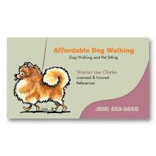 If you're thinking of starting a pet sitting service, you will want to see this page filled with tips, insights, and valuable resources. Dog Walker Pet Business Pomeranian Business Card Zazzle Com Pet Businesses Dog Walking Business Cards Pet Care Business