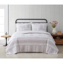 Quilts are perfect for a farm home because there are plenty of rustic quilts. Modern Farmhouse Striped Bedding You Ll Love In 2021 Wayfair