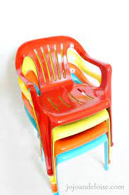 I can just see myself with a (sometimes adult) beverage in hand watching my kiddos play. Pin By Roxi Sweig On Outdoors Painting Plastic Chairs Plastic Chair Plastic Furniture