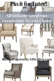 You can also find other accent furniture to complement any chair. Find The Best Affordable Farmhouse Armchairs And Accent Chairs