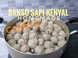 Cara Membuat Bakso Kenyal Homemade Bumbu Dasar Kuah Bakso Youtube Ide Makanan Resep Masakan Resep Bakso