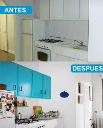 Si tus muebles de cocina están viejos y tienen un aspecto gastado, ahora puedes darles un aspecto renovado con una simple mano de pintura. Pintar Los Muebles De La Cocina Decoracion De Interiores Y Exteriores Estiloydeco Muebles De Cocina Pintar Muebles Cocina Muebles