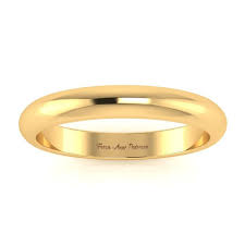 Wedding Bands 18k Yellow Gold 3mm Heavy Comfort Fit Ladies And Mens Wedding Band Size 6 Free Engraving Superjeweler Mens Wedding Band Sizes Yellow Gold Wedding Band Mens Wedding Bands